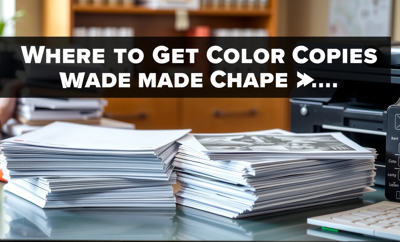 Preparation visual for Where to Get Color Copies Made Cheap