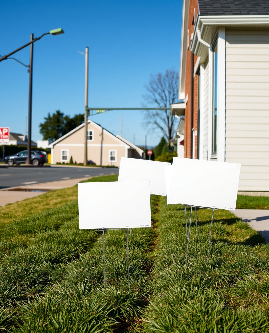 Where to Buy Blank Yard Signs Guide