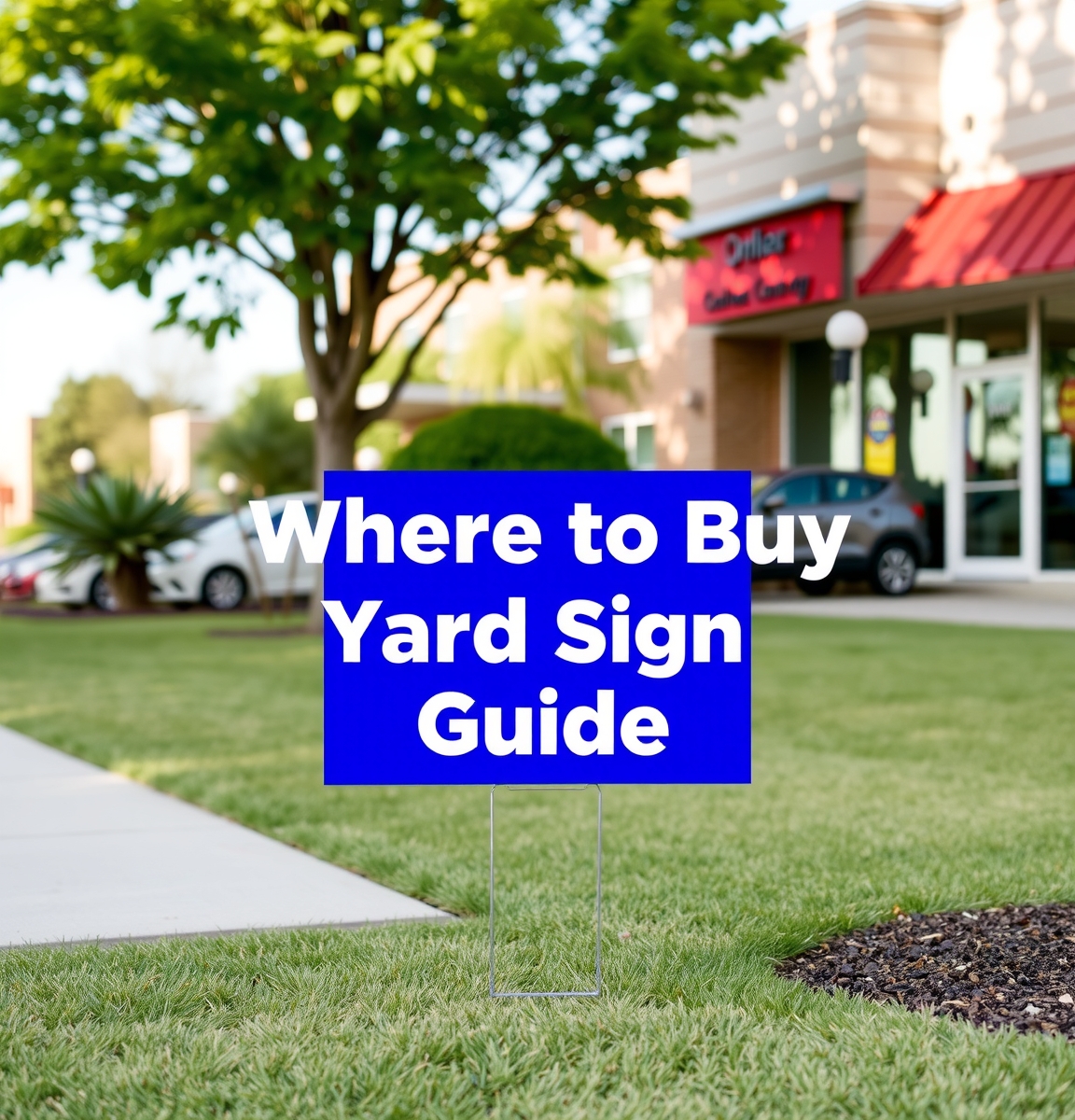Evaluating the best Where to Buy Blank Yard Signs Guide environment