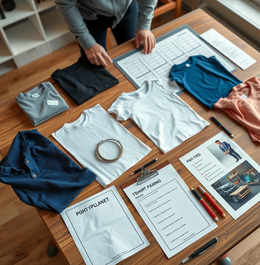 Preparation visual for Tshirt Printing Kit Guide