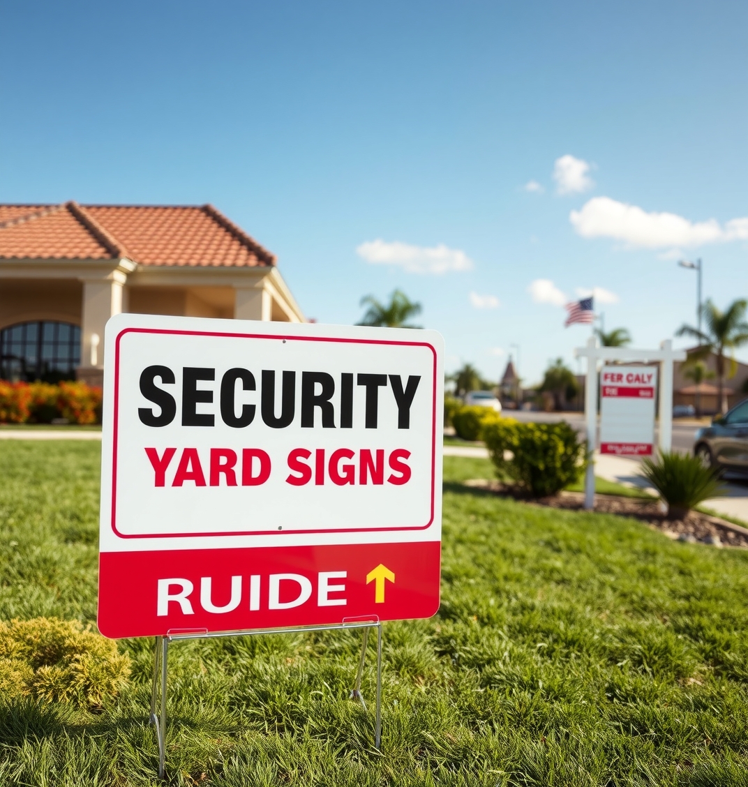 Checklist for Security Yard Signs Guide