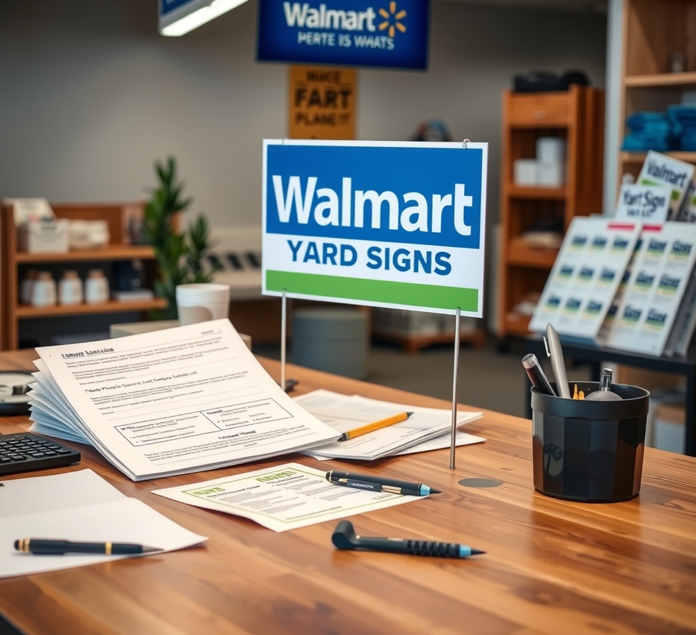 Quality check visual for Walmart Yard Signs Guide