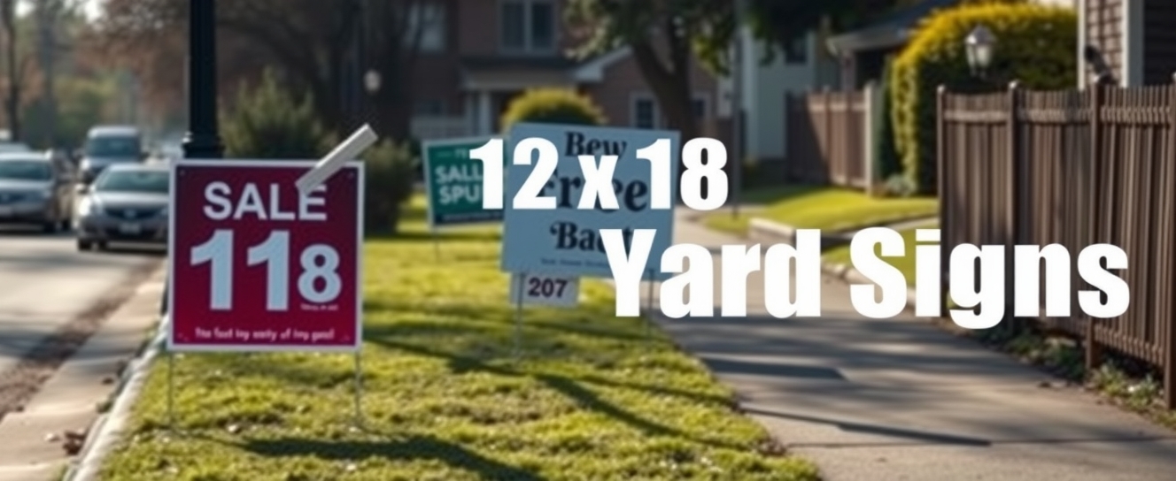 12 X18 Yard Signs Guide