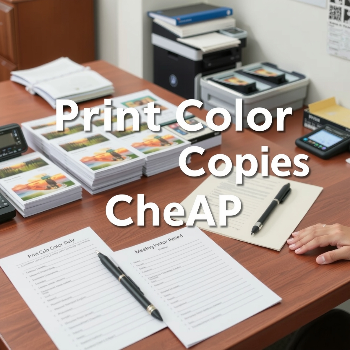 Preparation visual for Print Color Copies Cheap