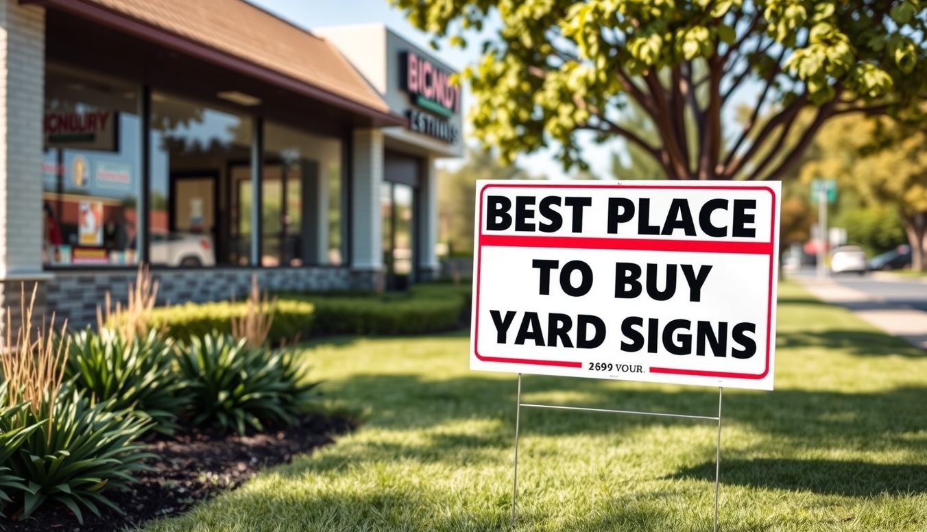 Checklist for Best Place to Buy Yard Signs