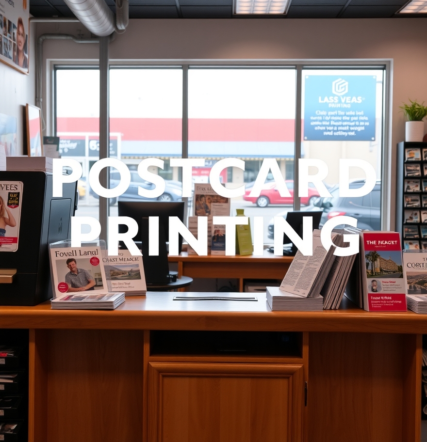 Quality check visual for Las Vegas Postcard Printing Guide