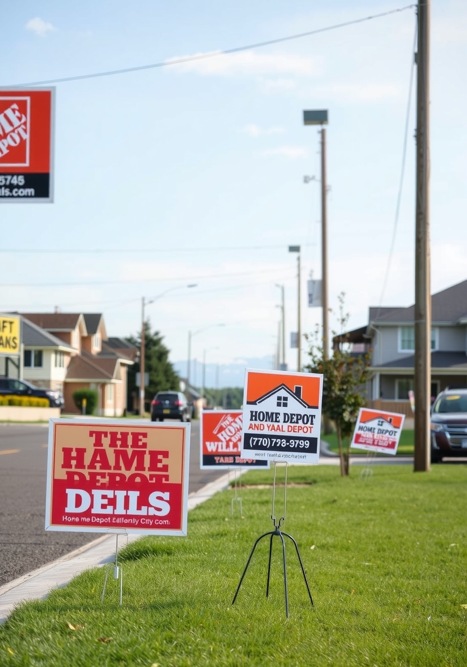 Home Depot Yard Signs Guide