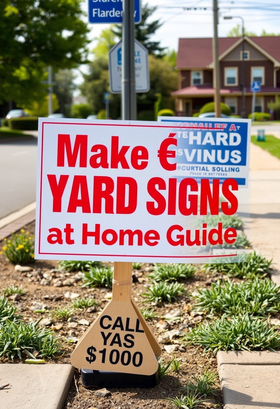 Make Yard Signs at Home Guide