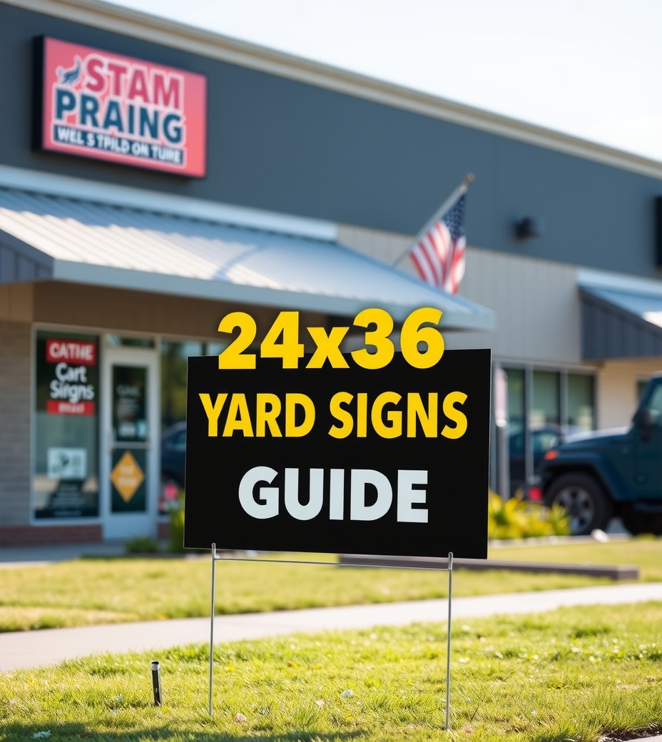 Checklist for 24x36 Yard Signs Guide