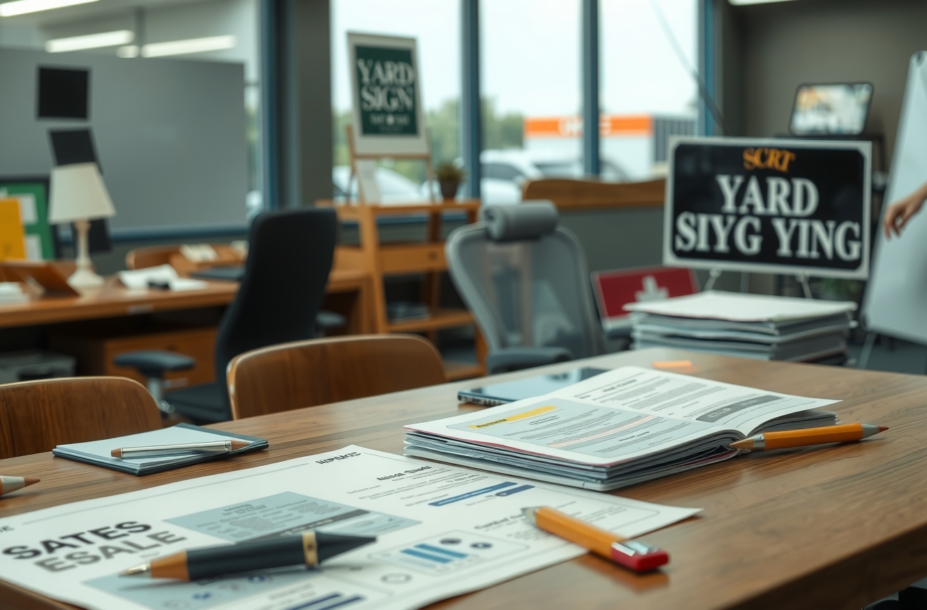 Preparation visual for Bulk Yard Signs with Stakes Guide