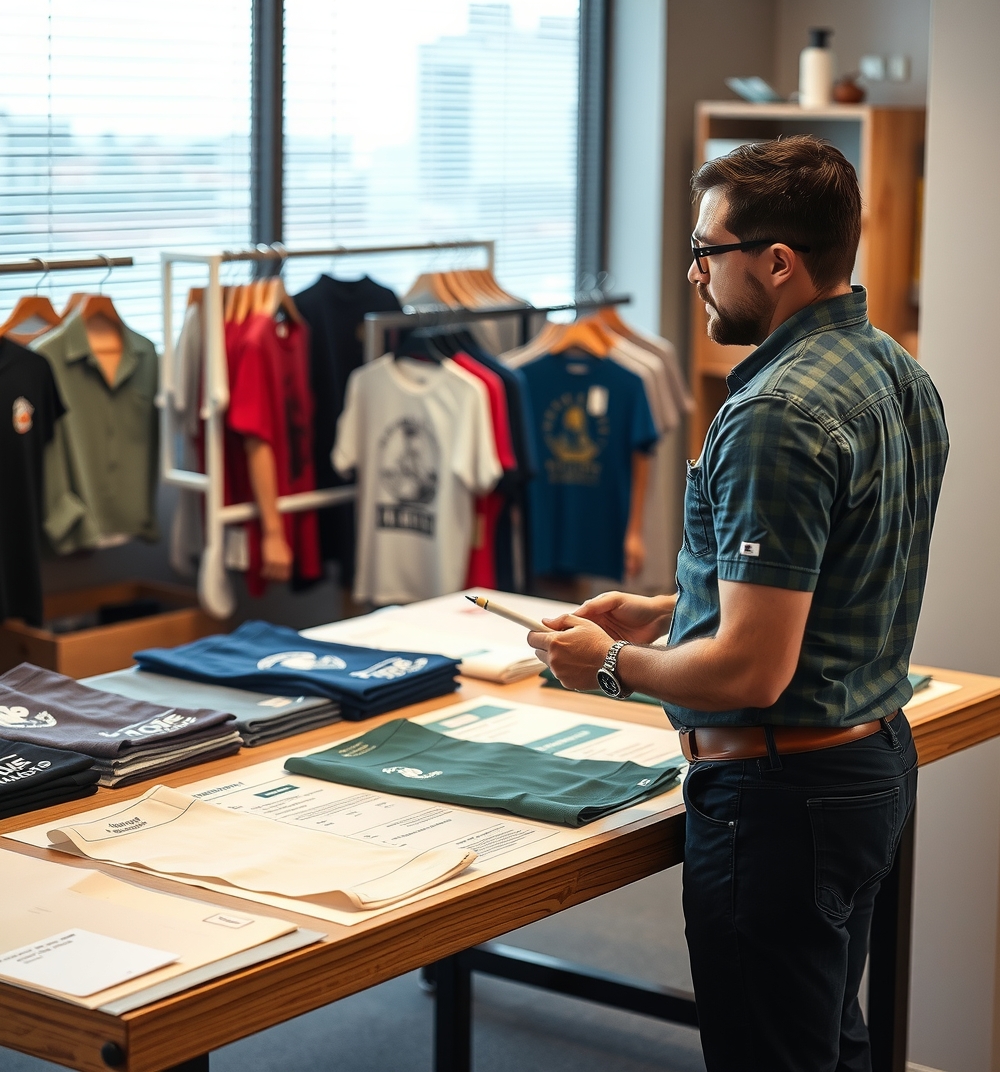 Preparation visual for Tshirt Printing Tampa Guide