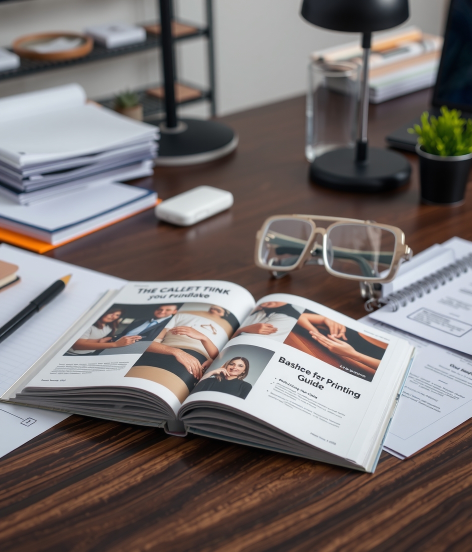 Preparation visual for Brochure for Printing Guide