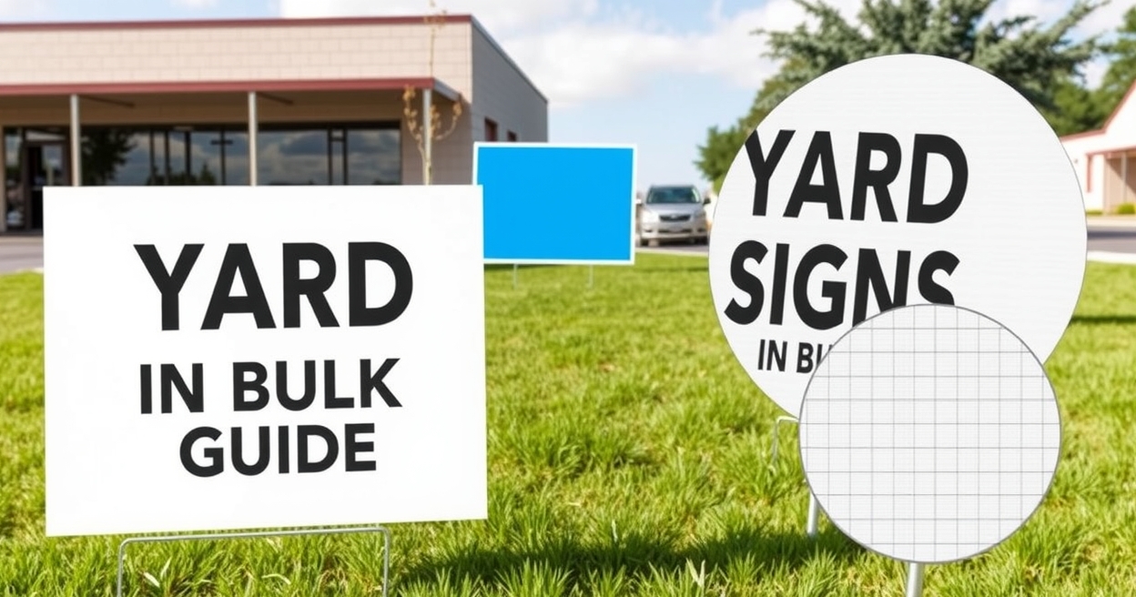 Evaluating the best Yard Signs in Bulk Guide environment