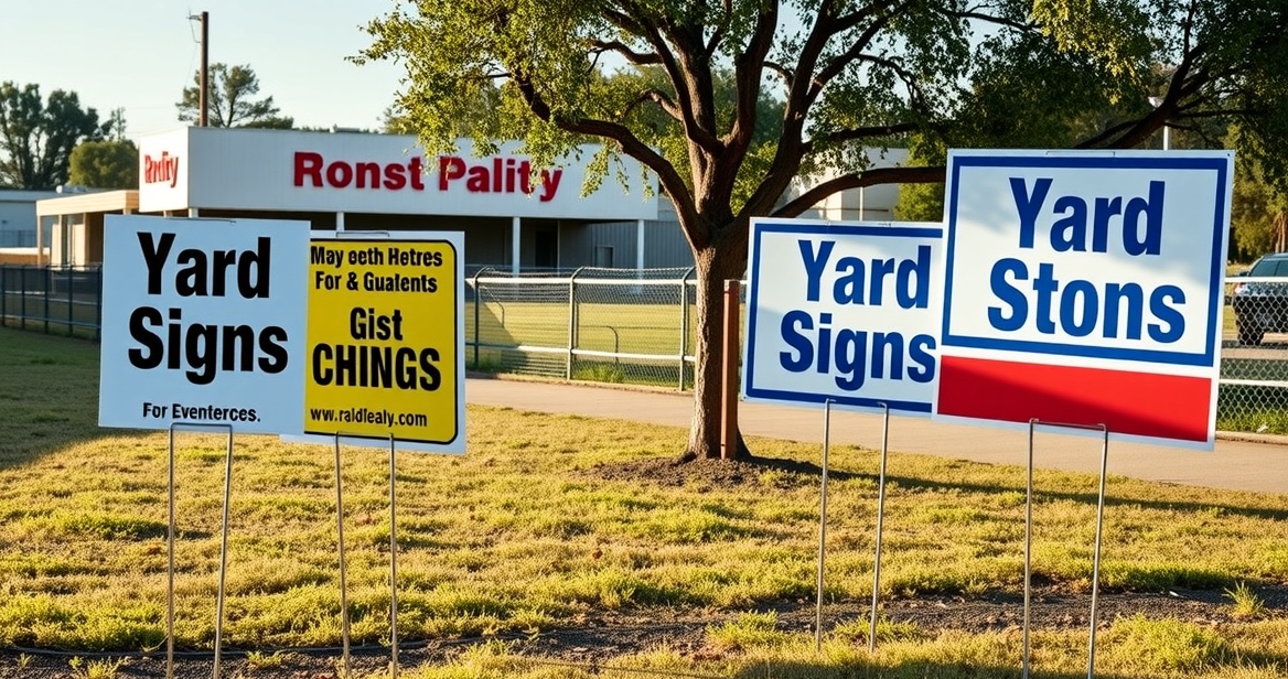 Preparation visual for Yard Signs in Bulk Guide