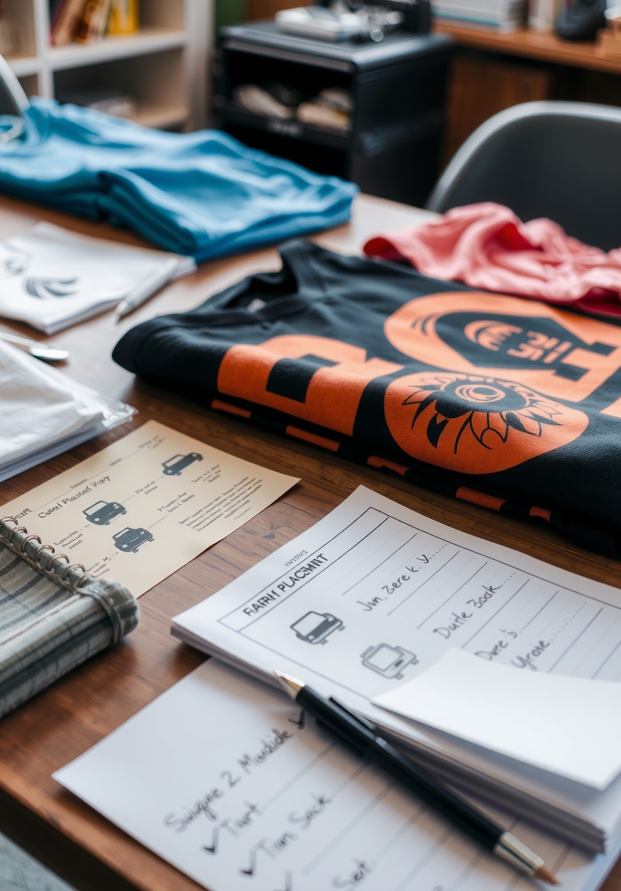 Preparation visual for Tshirt Printing Dallas Guide