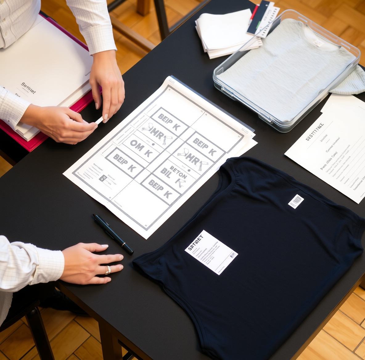 Preparation visual for Tshirt Printing Boston Guide