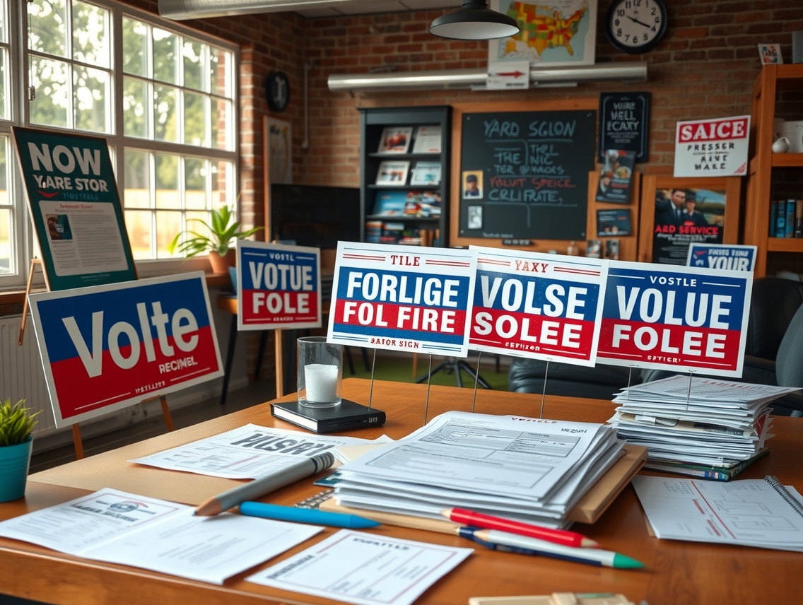 Quality check visual for Where to Get Political Yard Signs Guide