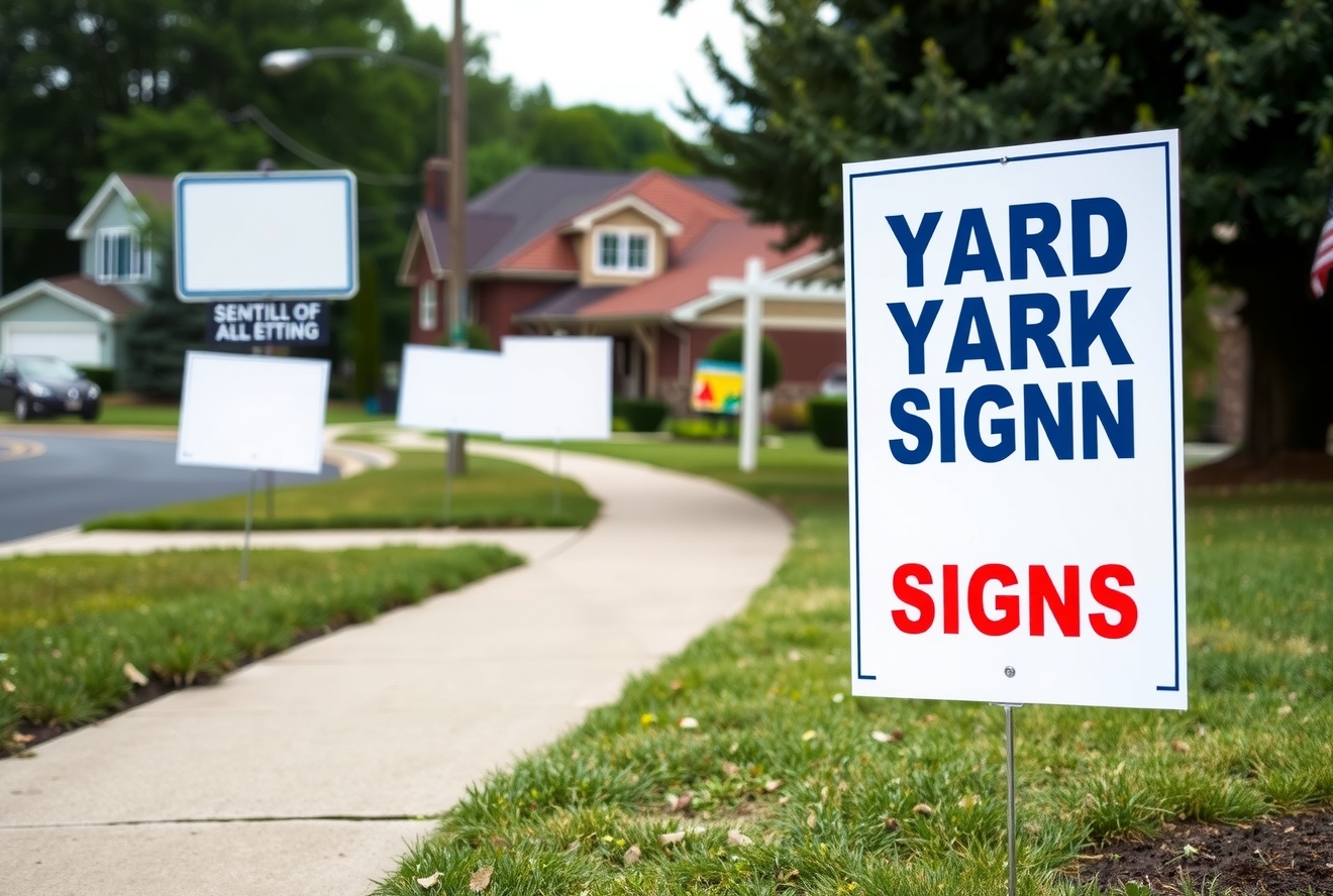Blank Yard Signs Near Me Guide