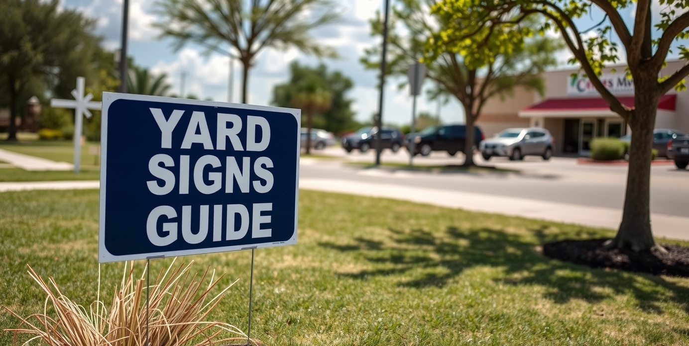 Preparation visual for Yard Signs Cypress Tx Guide