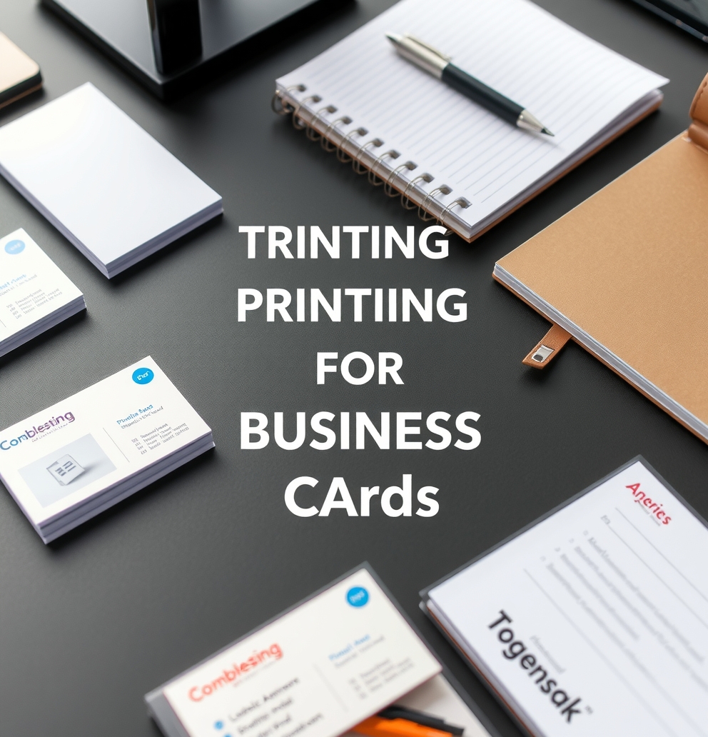 Preparation visual for Printing Services for Business Cards
