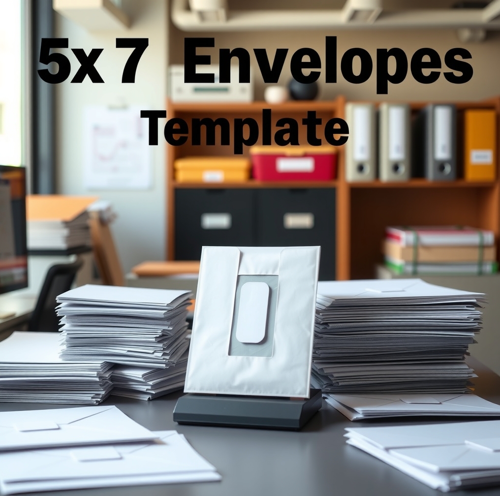 Checklist for 5x7 Envelope Printing Template Guide