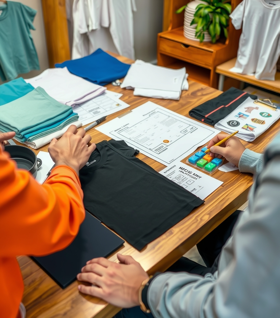 Preparation visual for Tshirt Printing Guide Guide