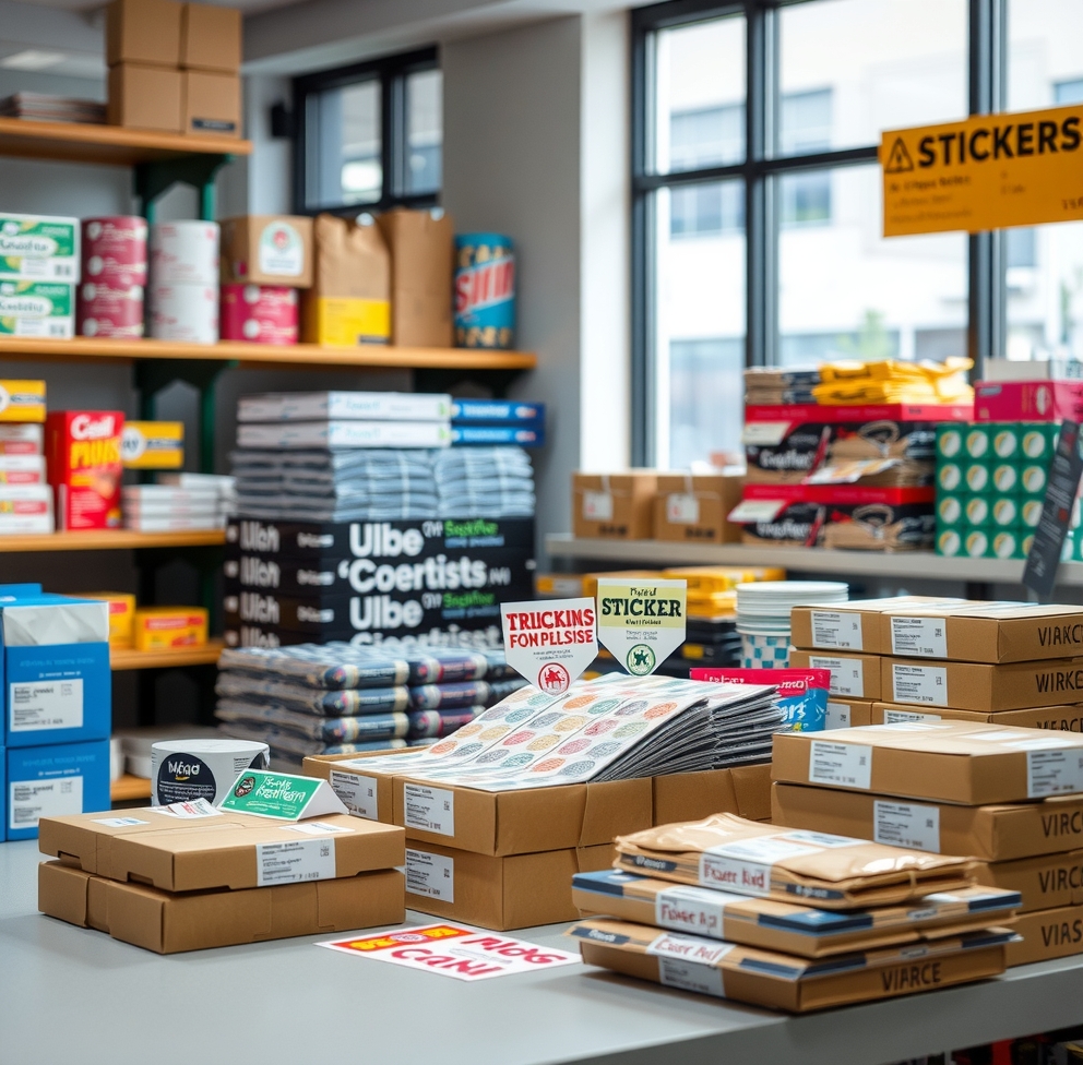 Quality check visual for Stickers for Printing Guide