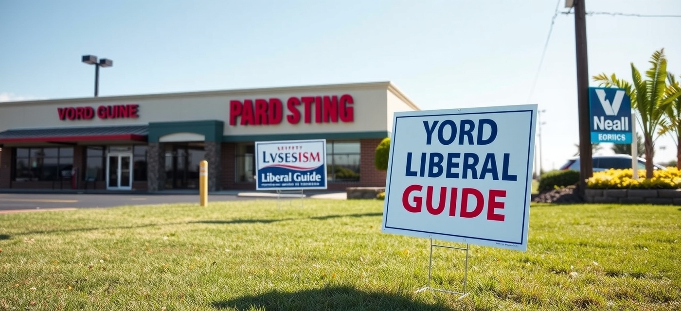 Preparation visual for Yard Signs Liberal Guide