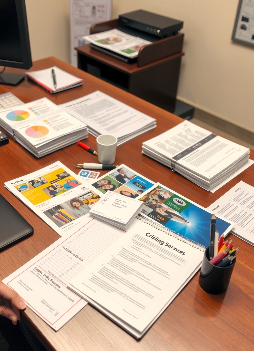 Checklist for Color Copies Printing Services