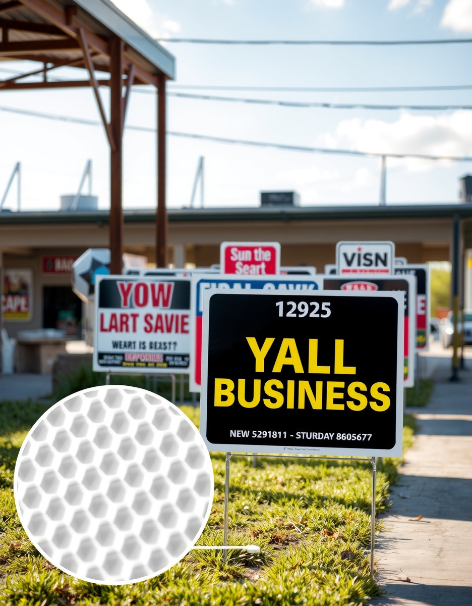 Evaluating the best Yard Signs for Small Business environment