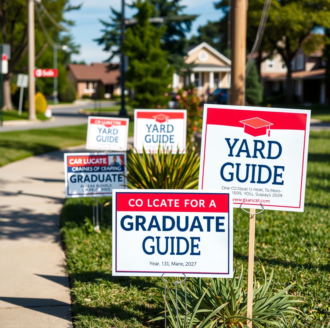 Yard Signs for Graduate Guide