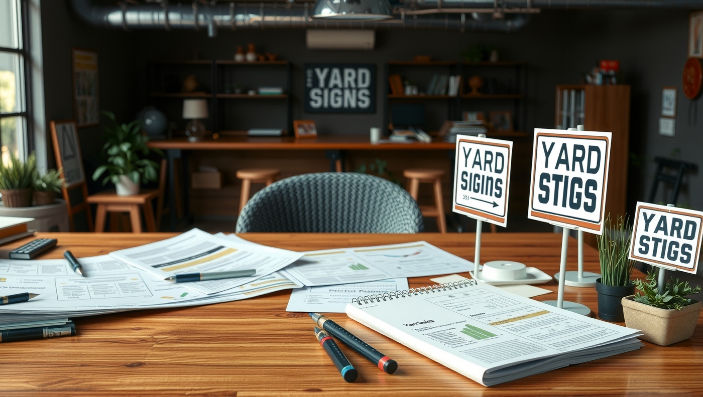 Preparation visual for Yard Signs for Graduate Guide