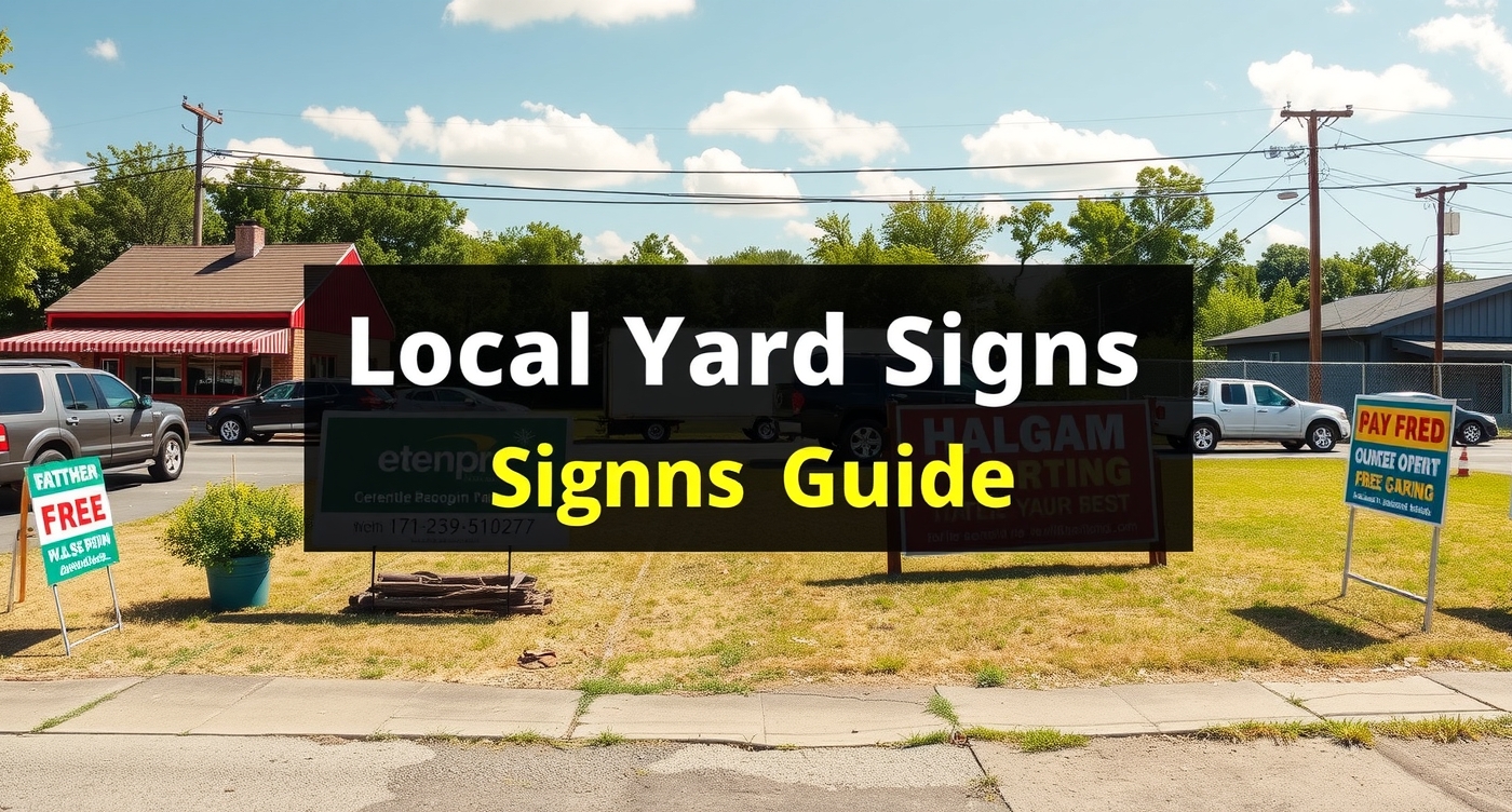 Quality check visual for Local Yard Signs Guide