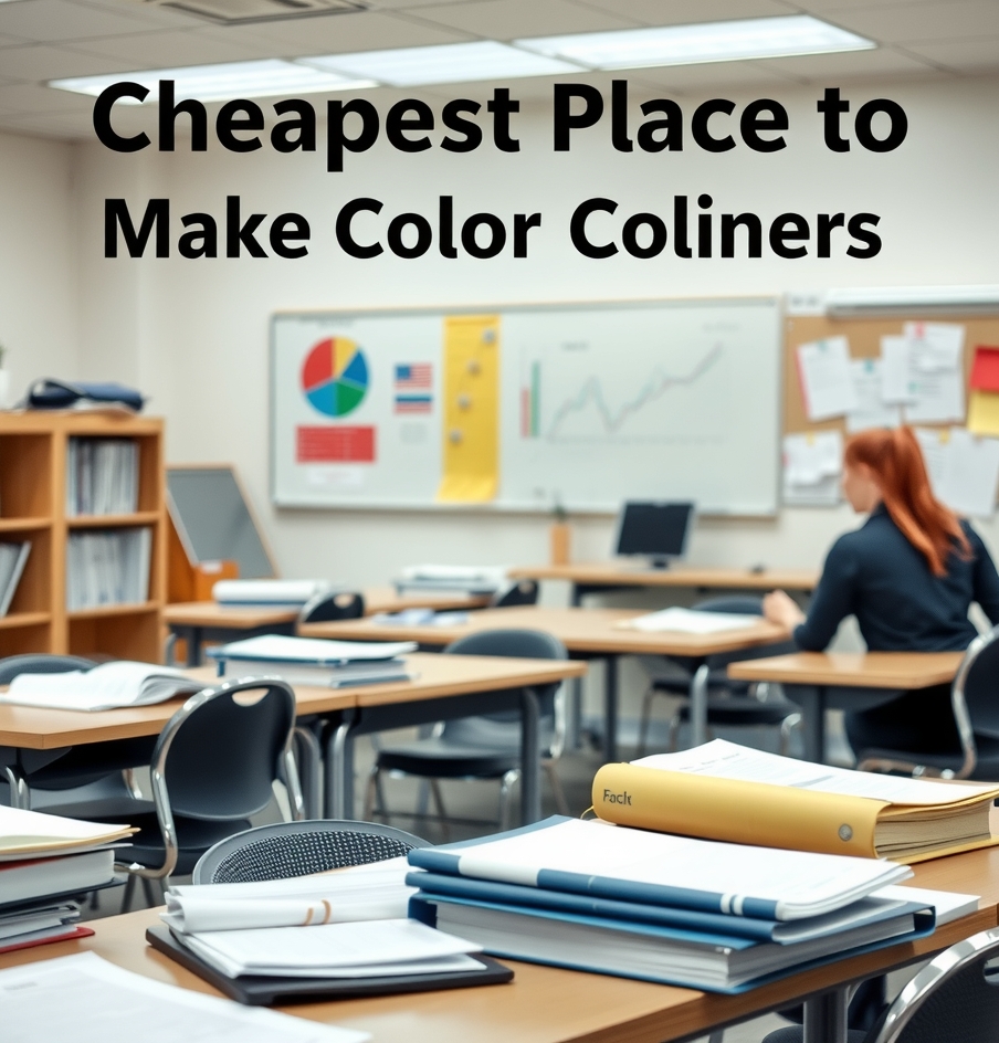 Cheapest Place to Make Color Copies