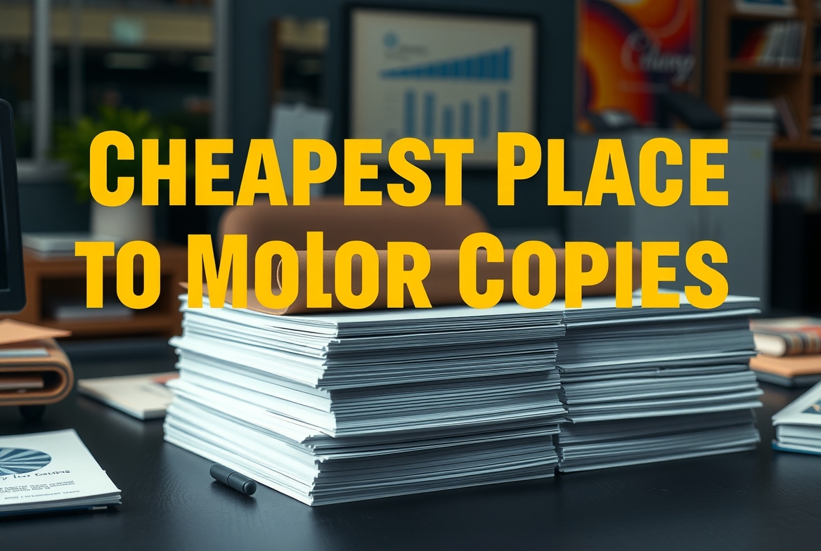 Preparation visual for Cheapest Place to Make Color Copies