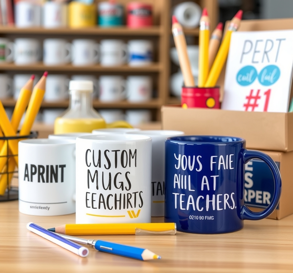 Preparation visual for Custom Mugs for Teachers Guide