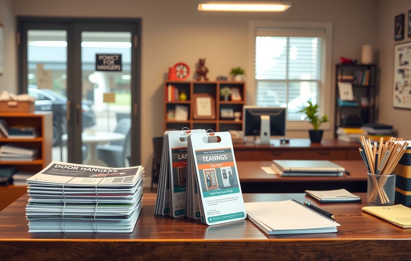 Preparation visual for Door Hangers for Teachers Guide