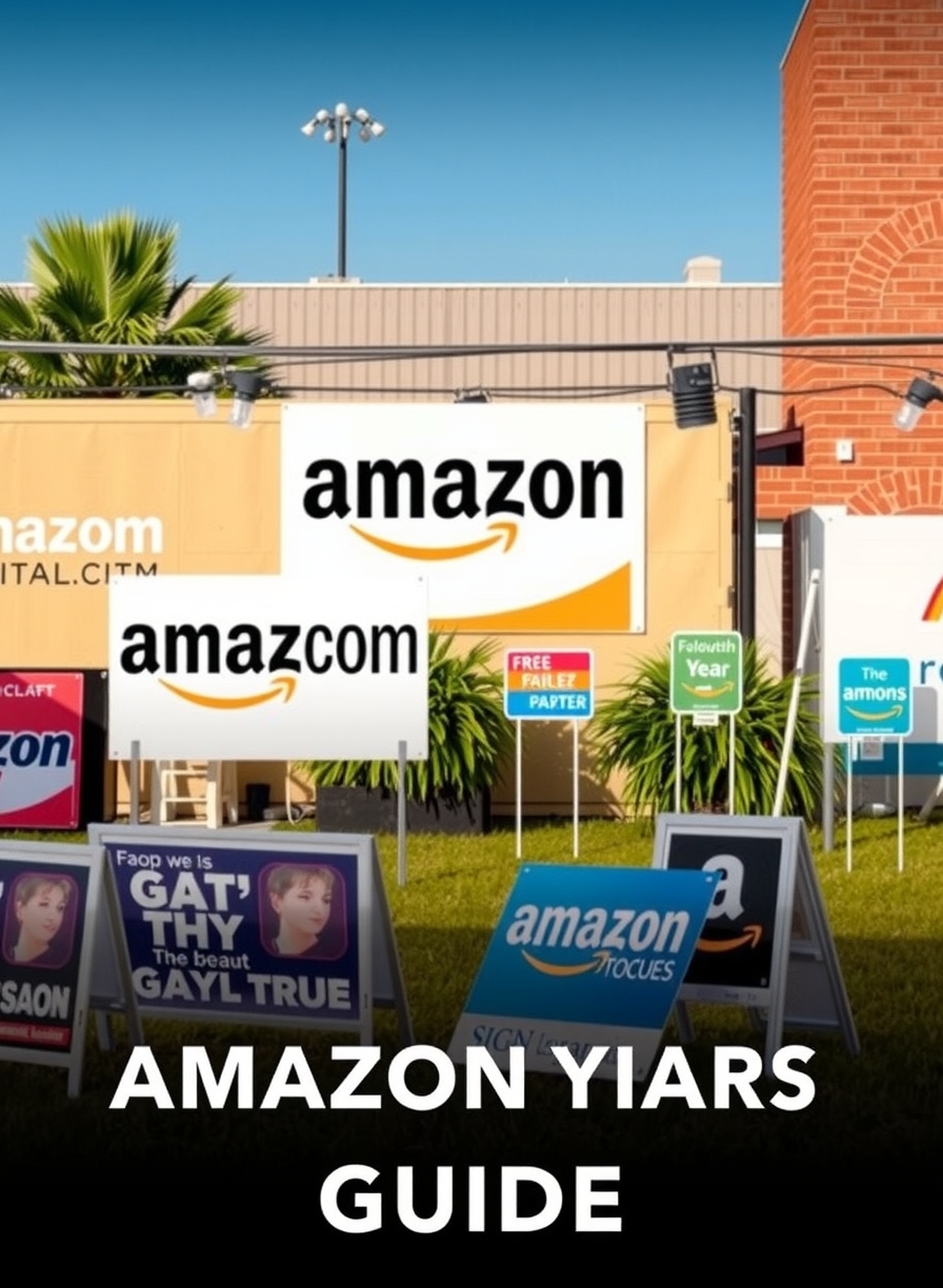 Evaluating the best Amazon Yard Signs Guide environment