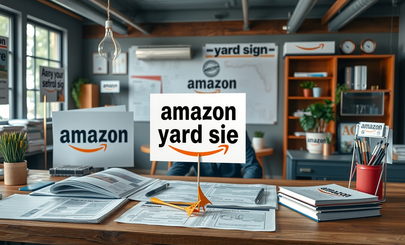 Preparation visual for Amazon Yard Signs Guide