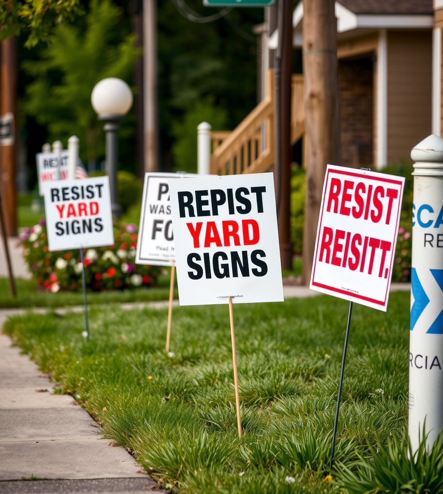 Resist Yard Signs Guide