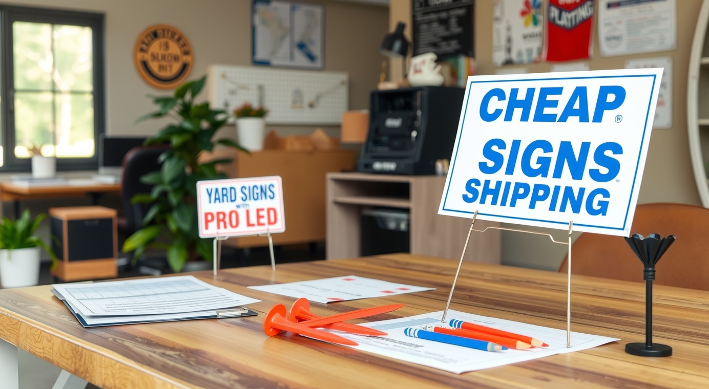 Checklist for Cheap Yard Signs with Free Shipping