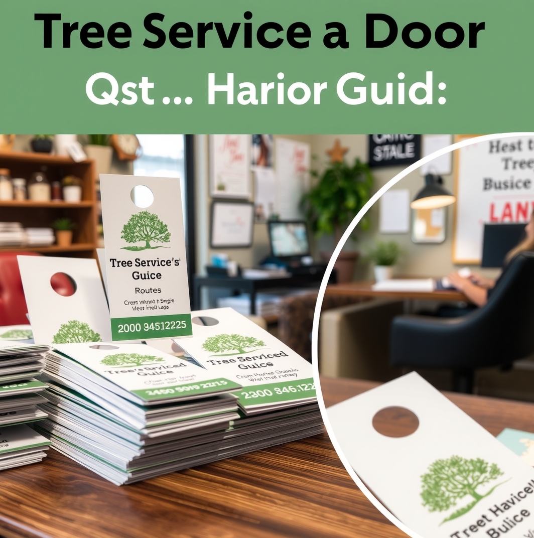 Preparation visual for Tree Service Door Hangers Guide