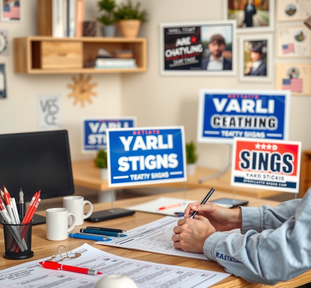 Quality check visual for Liberal Yard Signs Guide