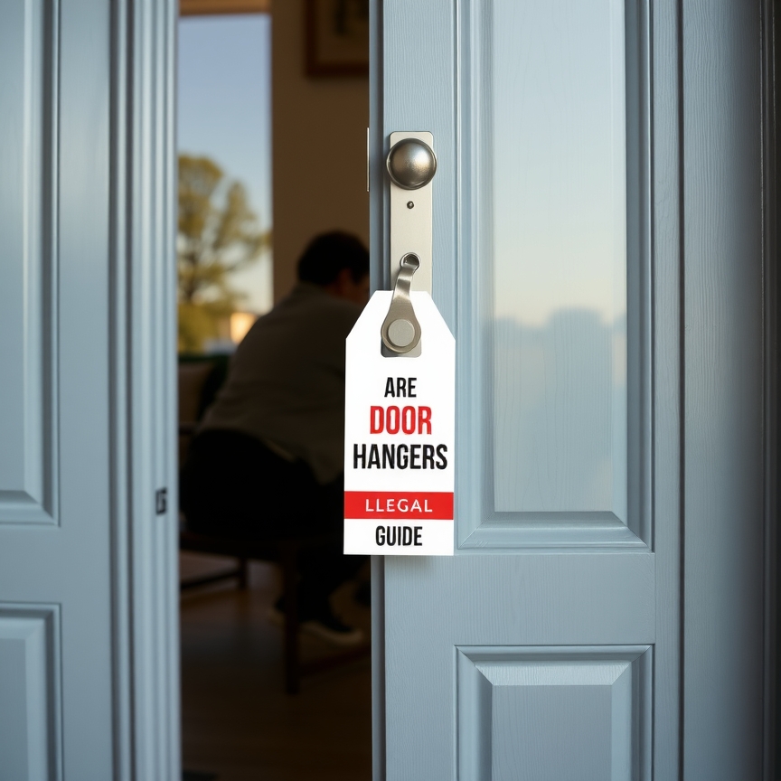 Preparation visual for Are Door Hangers Illegal Guide