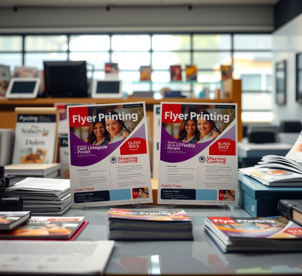 Preparation visual for Flyer Printing Singapore Guide