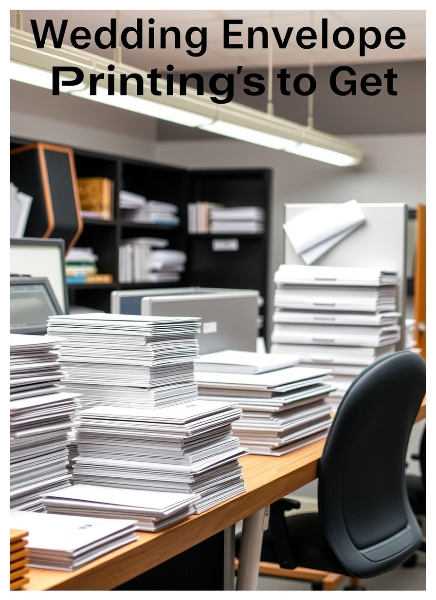 Checklist for Wedding Envelope Printing Guide