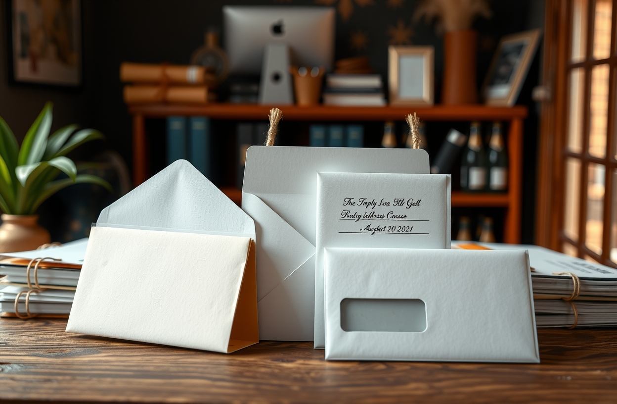 Preparation visual for Wedding Envelope Printing Guide