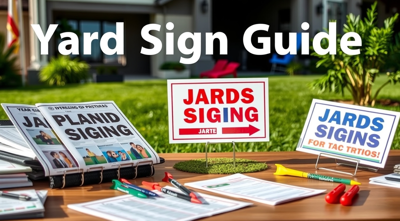 Quality check visual for Imprint Com Yard Signs Guide