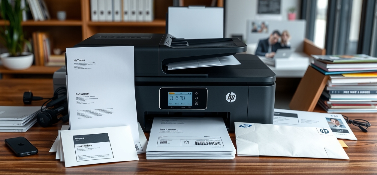 Preparation visual for Hp Printer Envelope Printing Guide