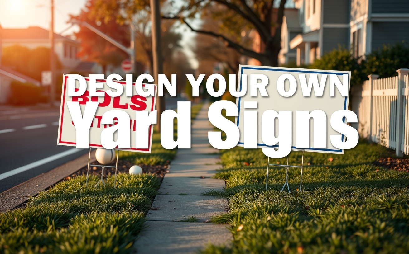 Design Your Own Yard Signs